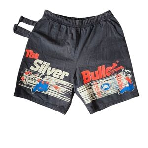 Zoodas Vintage Men's Coors Light Silver Bullet Beer Shorts M With Can Holder